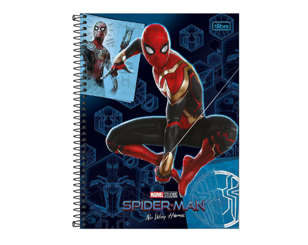 Caderno Capa Dura 1 Matéria Spider Man