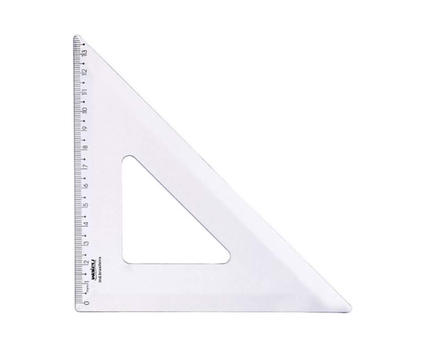Esquadro Escolar 45 Graus