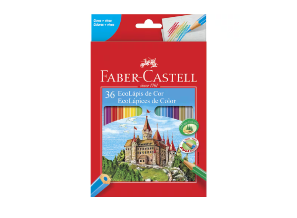 Lápis de Cor 36 Cores Faber-Castell