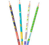 Lápis Preto Redondo com Borracha Dinossauro Cores Sortidas LeoLeo