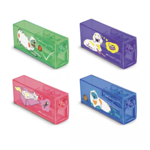 Apontador com Depósito Pets Cores Sortidas Faber Castell