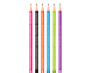 Lápis Preto Redondo com Borracha e Tabuada Cores Sortidas LeoLeo