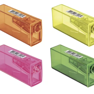 Apontador com Depósito Neon Faber Castell