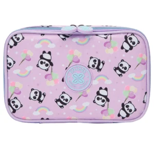 Estojo Box Juvenil College Panda Balão Xeryus