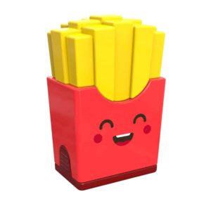 Apontador com Depósito e Borracha Hambúrguer Tris Cores Sortidas Unitário