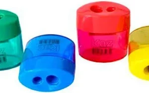 Apontador com Depósito Duplo Oval Cores Sortidas Kaz