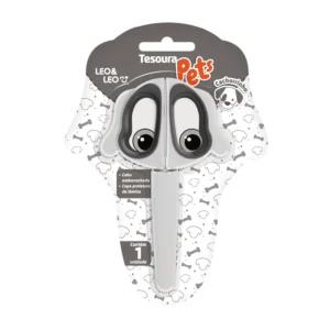 Tesoura Escolar Pets Cores Sortidas LeoLeo